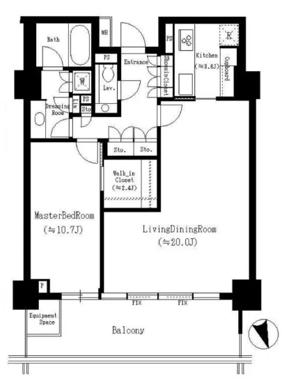 パークマンション三田綱町ザフォレスト 7F