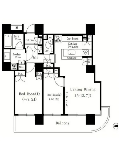 リバーポイントタワー 307