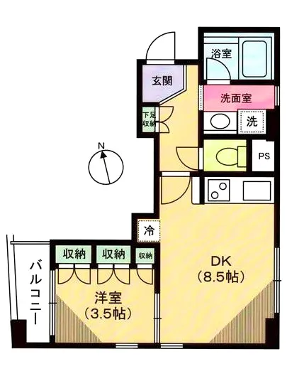 アビテ市ヶ谷仲之町 401