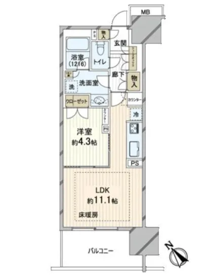 東京ミッドベイ勝どき 618