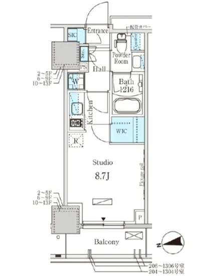 パークアクシス赤塚 1104