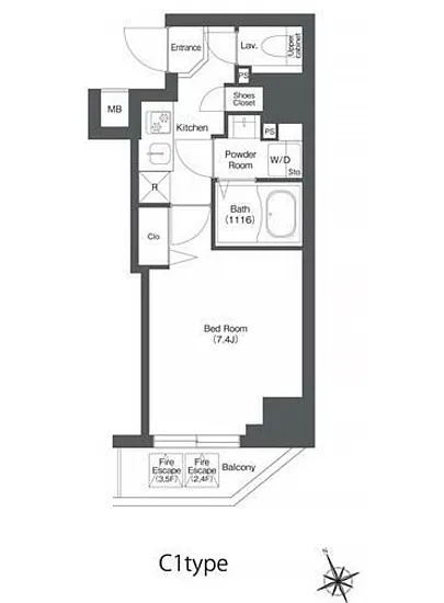 オーキッドレジデンス上野稲荷町 205