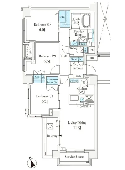 パークホームズ四谷ザレジデンス 205