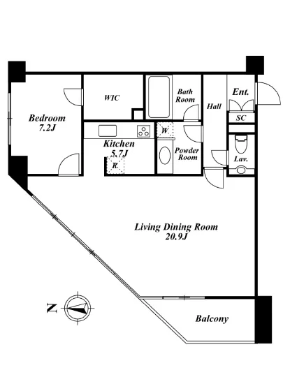 コスモリード南麻布 304