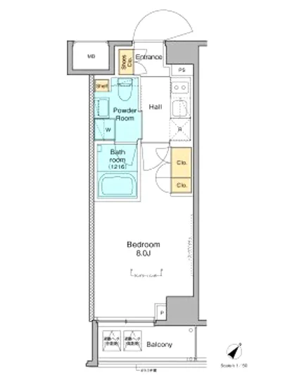 プラウドフラット根津谷中 402