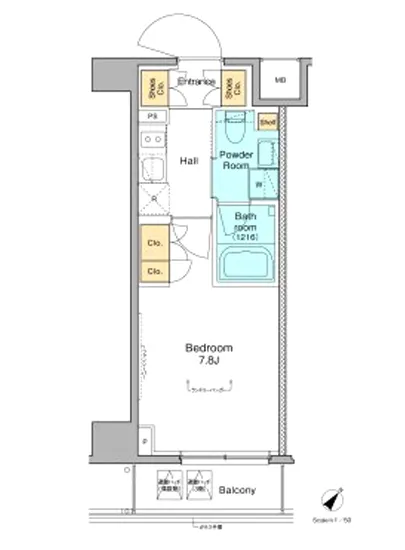 プラウドフラット根津谷中 303