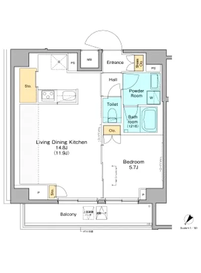 プラウドフラット根津谷中 504