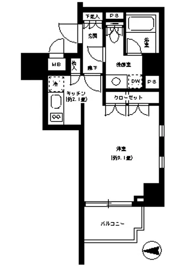 パークキューブ神田 1101