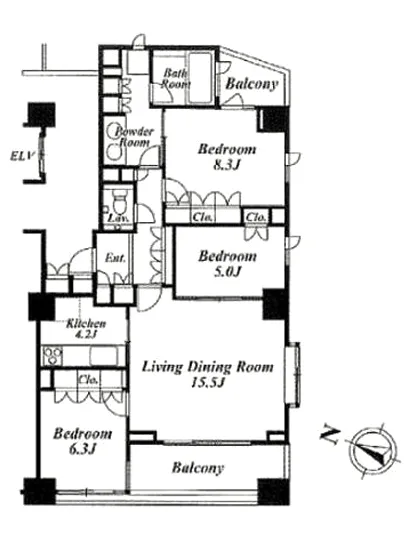 パークハウス池田山公園白金台の杜 W-2F
