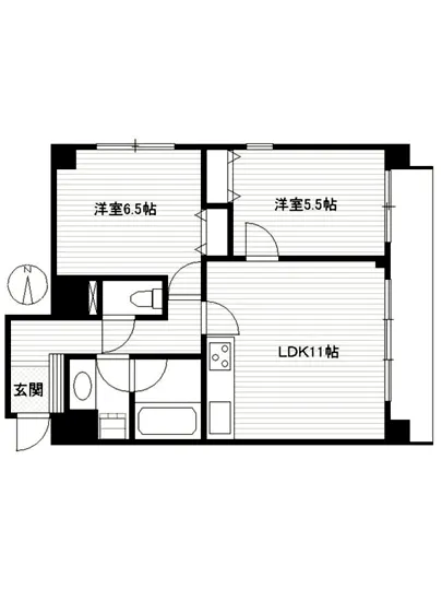 ヴィルラフィーネ東新宿 1101