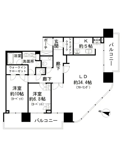 二子玉川ライズタワー&レジデンス 37F