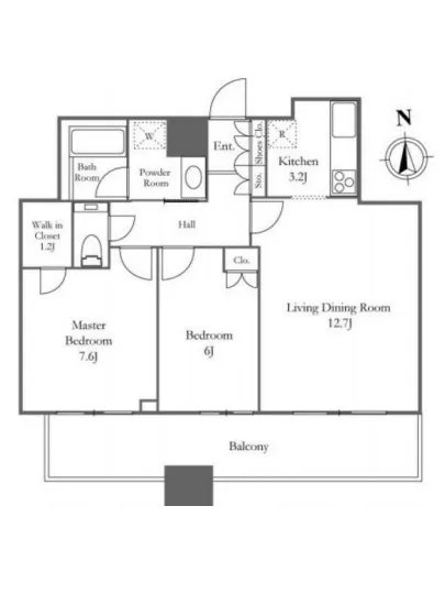 クレストプライムタワー芝 1304