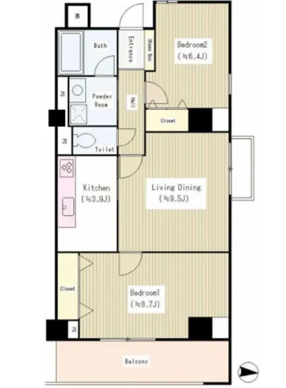 アビタシオン大島 308