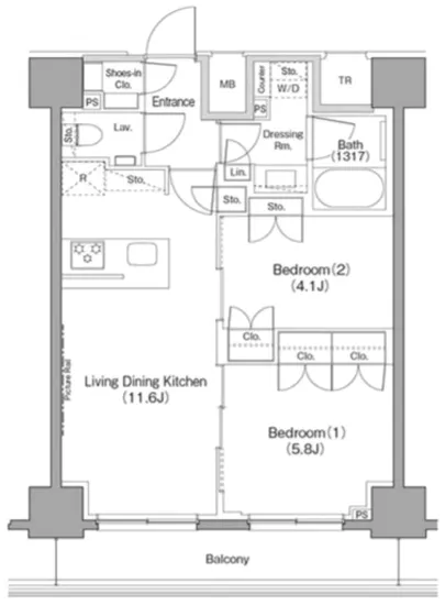 ザ・パークハビオ巣鴨 1304