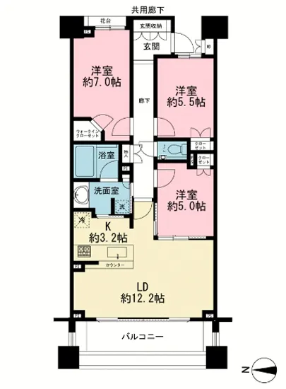 マジェスティハウス新宿御苑パークナード 2F
