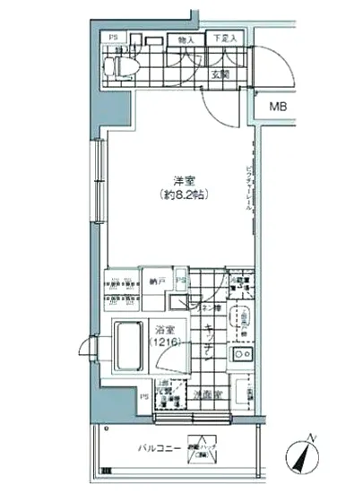 パークハビオ北品川 407