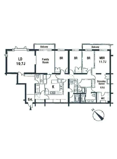 オークヒルス 3F