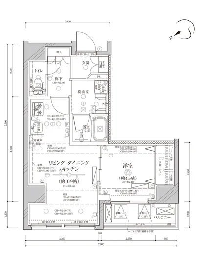 ディアレイシャス鶯谷 701