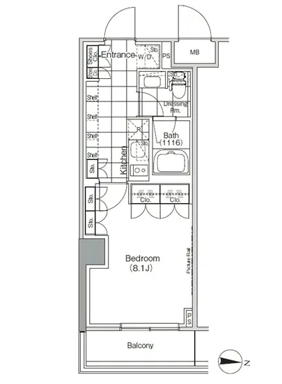 ザ・パークハビオ高円寺 401