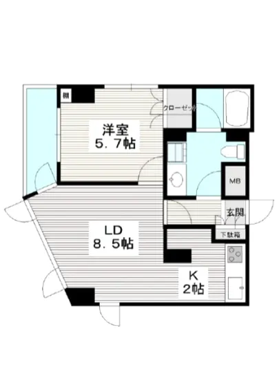 ヴィルラフィーネ東新宿 1004