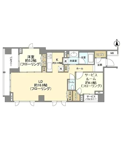 プレミアスイート外苑の杜 6F