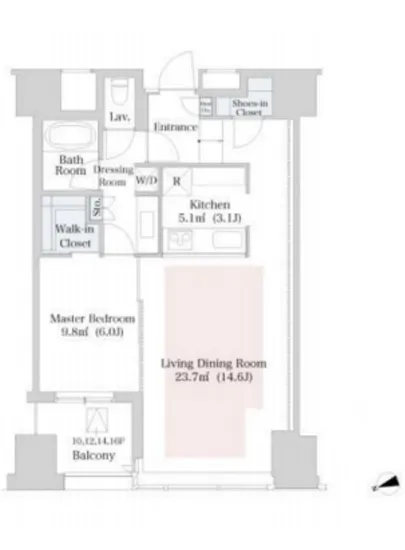 セントラルパークタワー・ラ・トゥール新宿 905