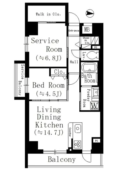 ラフィーヴィル清澄白河 E-301