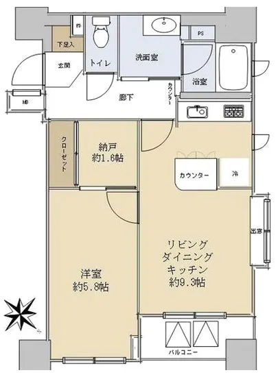 グランスイート月島リエール 6F