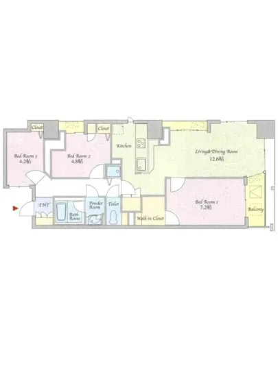 ムルーエ築地 1001