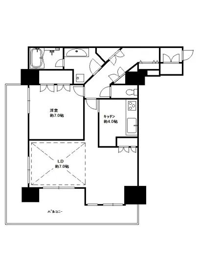 西新宿パークサイドタワー 902