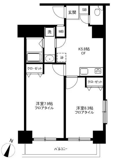 ロリエ笹塚 1302