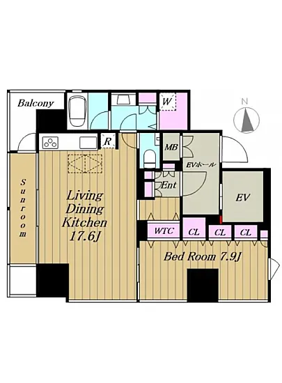 グランルーブル麻布十番 7F