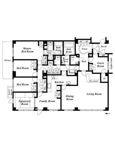 マノワール古河 1F