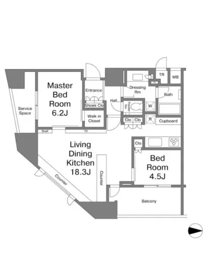パークコート南麻布 5F