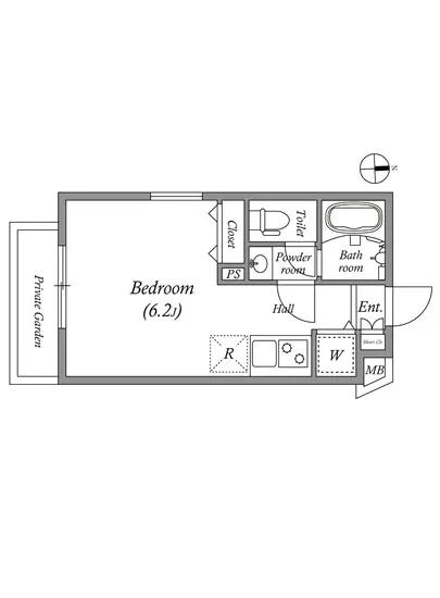 リーガランド都立大学アネックス 202
