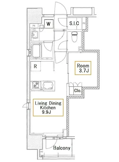 オープンレジデンシア清澄白河 6F