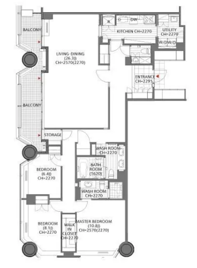 赤坂溜池タワーレジデンス 1710