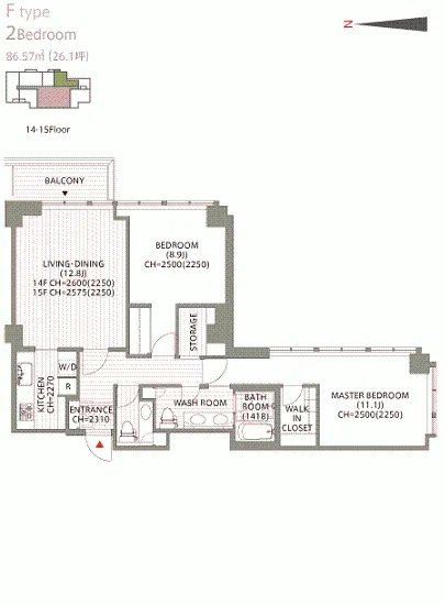六本木ヒルズゲートタワーレジデンス 1405