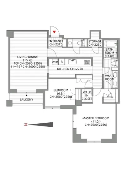 六本木ヒルズゲートタワーレジデンス 1001