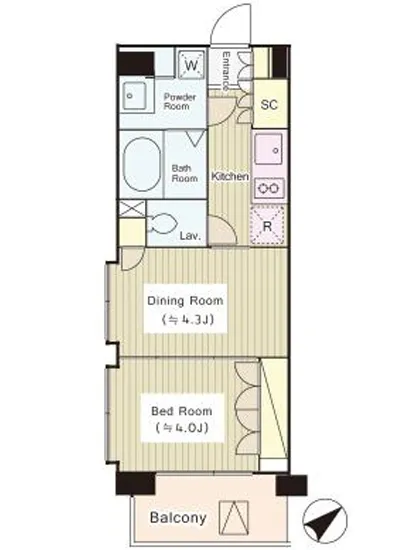 コートラクリア京橋 804
