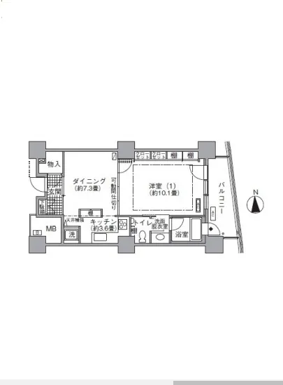 アクティ汐留 3802