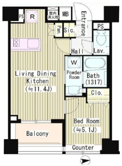 パークホームズ初台 3F