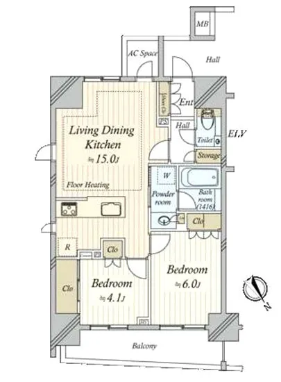 オープンレジデンシア四谷坂町 4F