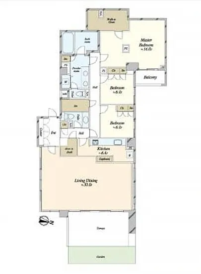 パークマンション南麻布 1F