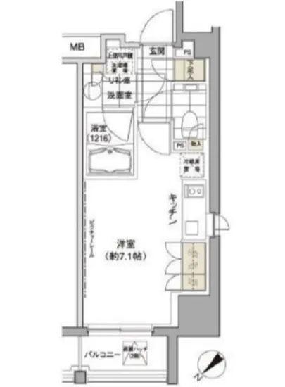 パークハビオ渋谷 1007