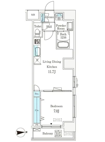 フトューロ東神田 701