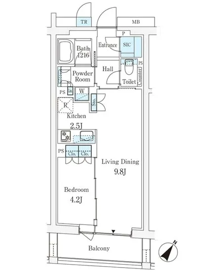 日本橋浜町ダイヤレジデンス 702