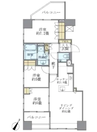 ブリリア護国寺富士見坂 4F