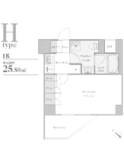 ブリリアイスト千駄ヶ谷 303