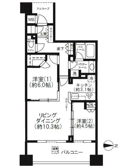 パークスクエア南品川 306